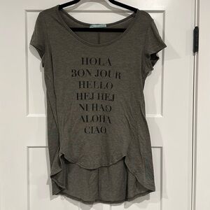 “Hello” Women’s Graphic Shirt